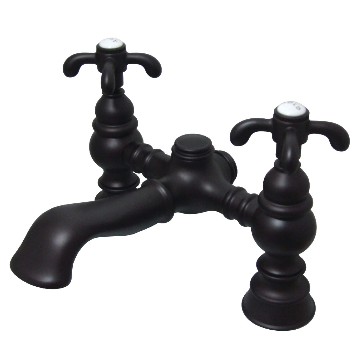 Elements of Design DT11385VX 7-Inch Deck Mount Tub Faucet, Oil Rubbed Bronze