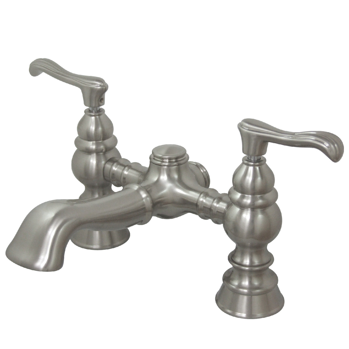 Elements of Design DT11388VL 7-Inch Deck Mount Tub Faucet, Brushed Nickel