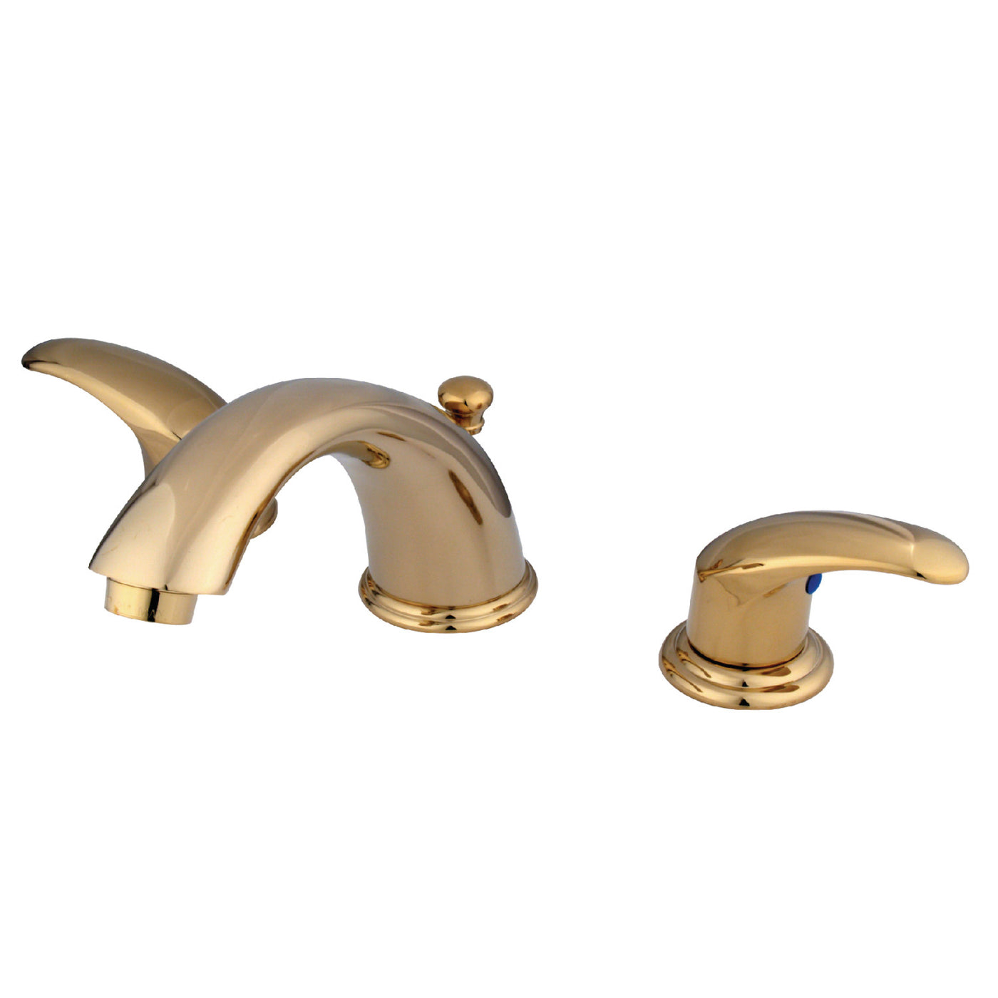 Elements of Design EB6962LL Widespread Bathroom Faucet with Retail Pop-Up, Polished Brass