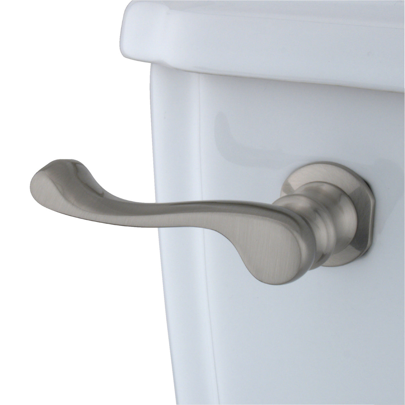 Elements of Design EKTFL8 Front Mount Toilet Tank Lever, Brushed Nickel