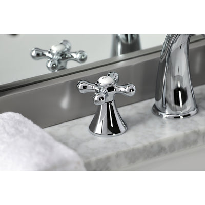 Elements of Design ES2971AX Widespread Bathroom Faucet with Brass Pop-Up, Polished Chrome