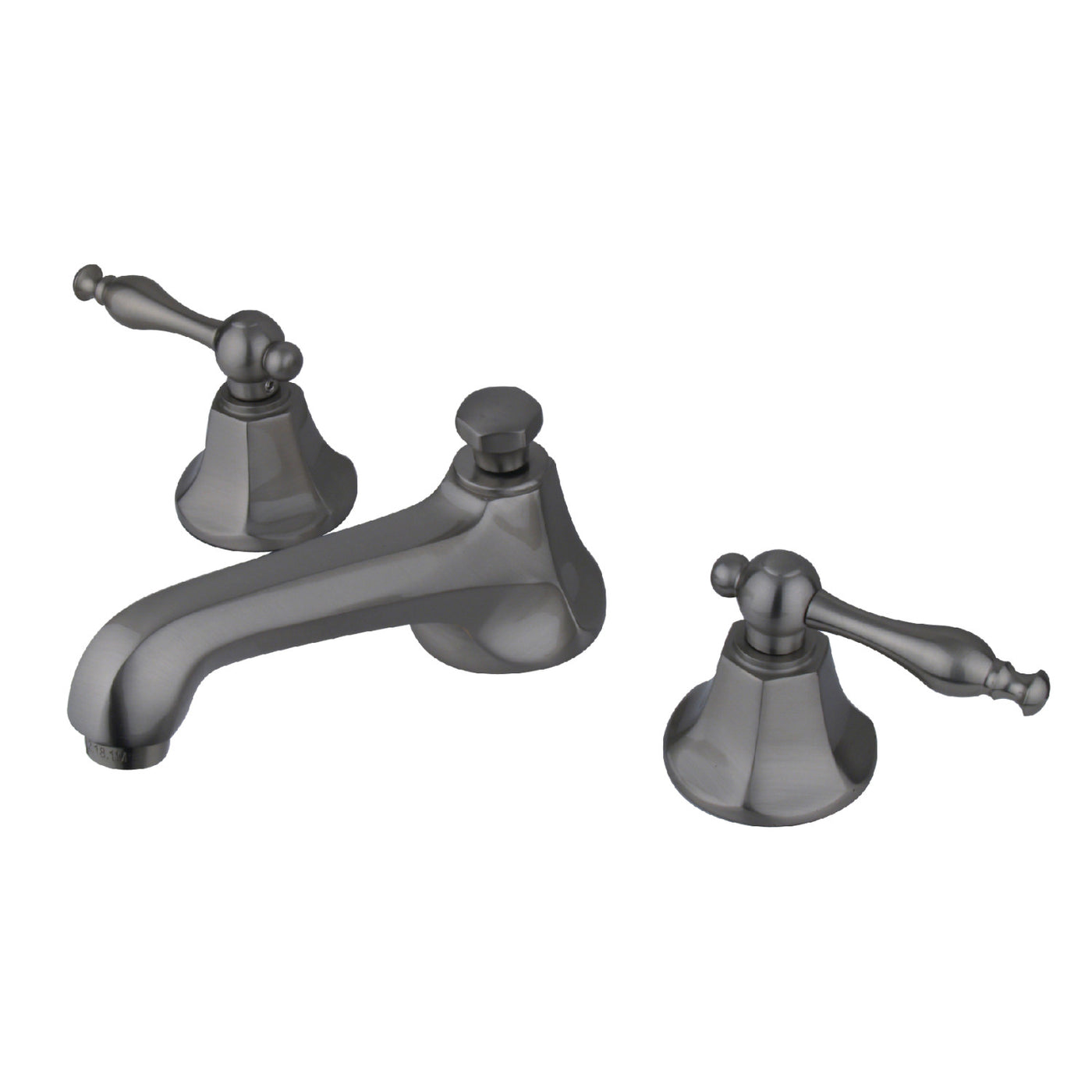 Elements of Design ES4468NL Widespread Bathroom Faucet with Brass Pop-Up, Brushed Nickel